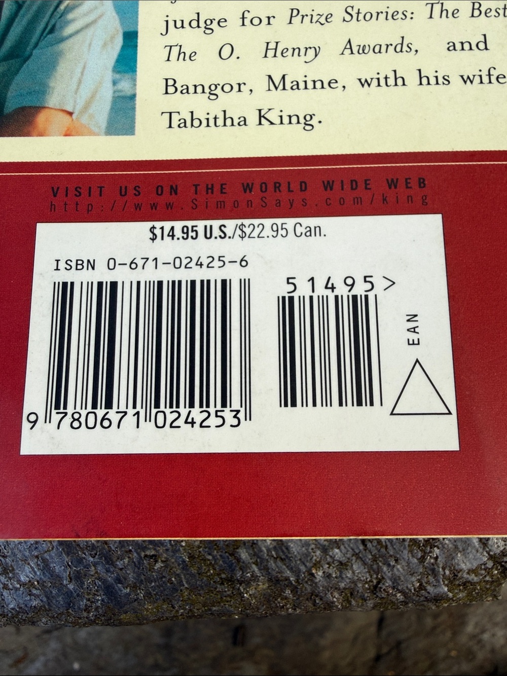 Stephen King "On Writing" Paperback Book - Picture 3 of 6